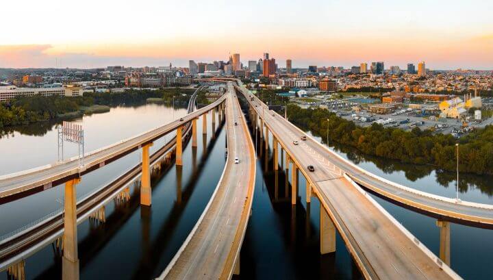 Baltimore Maryland Business Skyline